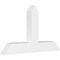 Ekena Millwork Portland Architectural Grade PVC Gable Bracket, 48"W x 28"H x 4"D x 6"F, 14/12 Pitch GBP048X28X0406POR00 - alternate 1
